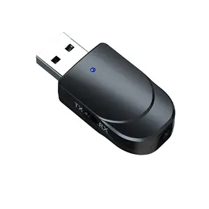 Kartu Jaringan Nirkabel USB Mini 3 Dalam 1, Adaptor Wifi 5.0 Pemancar dan Penerima