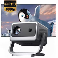 Projecteur intelligent portable Veacine C2PRO, mini projecteur domestique à courte focale, Android 12, LCD 1080P, prend en charge la 4K, haut-parleurs intégrés, électronique