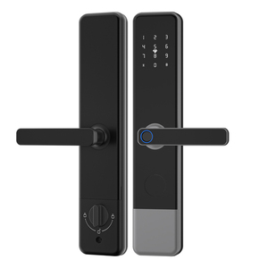 <span class=keywords><strong>Serrure</strong></span> de <span class=keywords><strong>porte</strong></span> intelligente à empreintes digitales TTlock, <span class=keywords><strong>serrure</strong></span> de <span class=keywords><strong>porte</strong></span> numérique sans clé avec poignée pour les portes en bois <span class=keywords><strong>d</strong></span>'appartement - Product Image 2