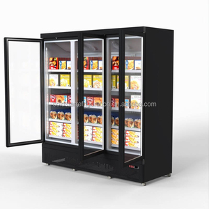Refrigerador Vertical Comercial para Supermercado, Puerta de Vidrio, Equipo de Refrigeración con Ventilador, 1800L, Control Digital - Product Image 2