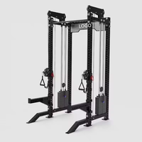Station de fonction Mutli smith machine multi fonctionnelle tout en un machine de gymnastique puissance support de levage de poids rack de puissance cages de puissance