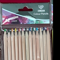 Crayons de couleur en bois, crayons d'art de couleurs mélangées pour le dessin, l'esquisse et l'utilisation scolaire