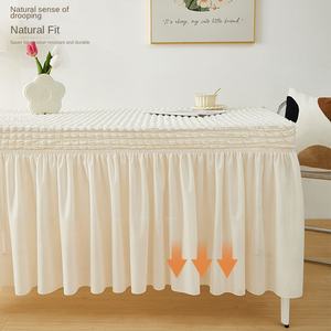 XinLian Light Luxury Modern All-Inclusive Elástico Rectangular Comedor Mantel Silla Cover Set Poliéster Multi-Tamaño A prueba de polvo - Product Image 2