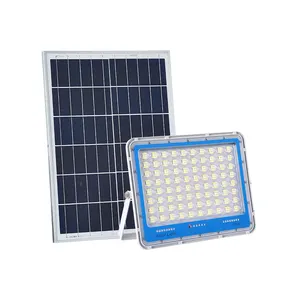 SHOUYAO yüksek parlaklık 10W 30W 60W 100W IP65 açık güneş LED projektör ile güneş panelleri