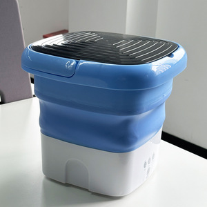 Lavadora Portátil Plegable Mini D con Función de Centrifugado para Ropa Individual - Product Image 1