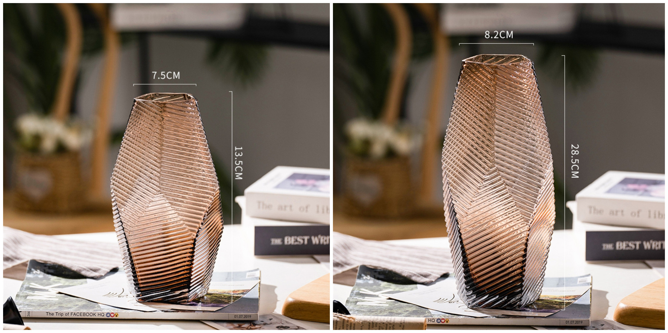 Factory Produced Wholesale Table  Blown Nordic Vase