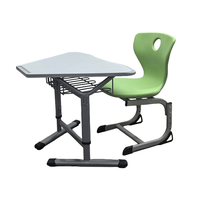Meubles scolaires, pupitre et chaise individuels pour salle de classe, table et chaise d'école en Arabie Saoudite