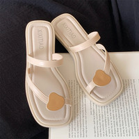 XIXITIAO sandales femme de haute qualité pantoufle à la mode chaussures plates diapositives chaussures d'été appartements femmes fantaisie sandales pour dames