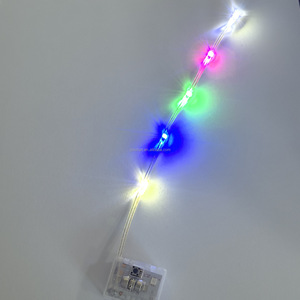 Lumières de Noël pour enfants à vibrations actives, non étanches, 5 LED clignotantes, semelle de chaussure lumineuse, 3 piles AG3, rouge/bleu/<span class=keywords><strong>vert</strong></span>/blanc incluses - Product Image 1
