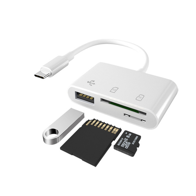 Private Model Customization Type-c Card Reader Type-c Android Cell Phone Computer Multifunction OTG2.0 S D/TFU Disk