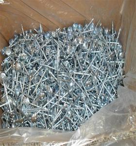 Il mercato del sud America ha galvanizzato i chiodi d'acciaio 9G con la rondella di gomma di plastica ha intrecciato i chiodi del tetto - Product Image 4