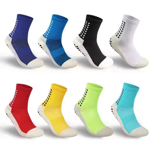 Wholesale Compression Sports <b>Socks</b> for Men, Non Slip Cushioned Crew Grip <b>Socks</b> for Basketball Running - Product Image 2
