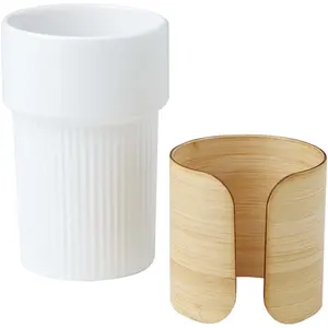 Vaso de bambú sostenible Fika, merchandising ecológico - Product Image 5