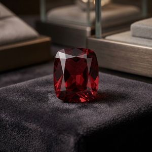 Vente en gros 12X16mm coussin coupe Almandine/grenat rouge zambien haute qualité à facettes pierres précieuses en vrac certifié IGI-prix usine - Product Image 4