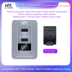 I2C P15โปรโปรแกรมเมอร์ NAND สำหรับ ipone/<span class=keywords><strong>ipad</strong></span>, รองรับ BGA60/70/110/315, เครื่องมืออ่าน/เขียนและซ่อมแซม - Product Image 4