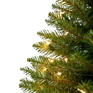 <span class=keywords><strong>Sapin</strong></span> de Noël <span class=keywords><strong>artificiel</strong></span> amincissant de 2,1 m (7 pieds) type Fraser Fir pré-éclairé, avec 350 lumières claires et 1188 pointes de branches réalistes et denses - Product Image 4
