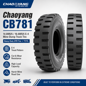 ยางรถบรรทุกเหมือง CB781 14.00R25 16.00R25 E-4 OTR สำหรับงานหนัก พร้อมยางในใหม่ สำหรับสภาพการขับขี่ที่รุนแรง ยี่ห้อ Chaoyang - Product Image 4