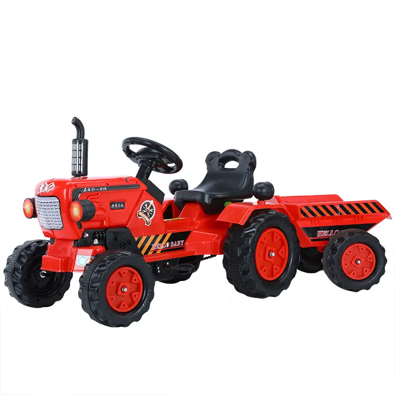Popüler çocuk oyuncak araç Mini çocuk elektrikli traktör çocuk oyuncağı elektrikli otomobil ucuz oyuncak elektrikli araba 12 V