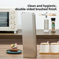 Moule à tiramisu professionnel en acier inoxydable avec plateau inférieur amovible - Plaque de cuisson rectangulaire antiadhésive pour tiramisu