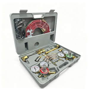 Kit de soplete de oxígeno y acetileno WQ 01 con manómetro para soldar y cortar - Product Image 3
