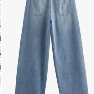 Jeans Anchos de Mezclilla Transpirables de Cintura Baja para Mujer, Estilo Retro, a la Moda, Casuales, de Venta Caliente, Personalizables, OEM - Product Image 2