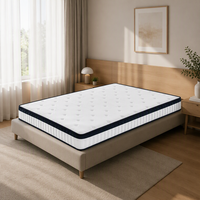 Matelas épais à double usage hôtel-chalet, matelas de chambre silencieux à ressorts indépendants