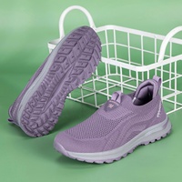 Chaussures de marche légères, respirantes et antidérapantes, doublure en maille douce, tendance mode, fermeture à enfiler, logo personnalisé, ajustement sécurisé