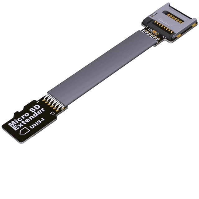 ADT for MicroSD TF Extension Cable Supports SDHC SDXC UHS-I Full Speed Non-FPC Card Reader for Test Cable Consumer Electronics