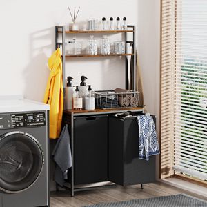 Commerci all'ingrosso <span class=keywords><strong>bagno</strong></span> camera da letto estraibile sacchetti della biancheria rimovibili cesto della biancheria con portaoggetti - Product Image 1
