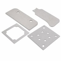 Vente en gros de pièces métalliques découpées au laser, estampées, en acier inoxydable, cuivre, aluminium, pliage, soudage et perforation de tôles métalliques, provenant de Chine