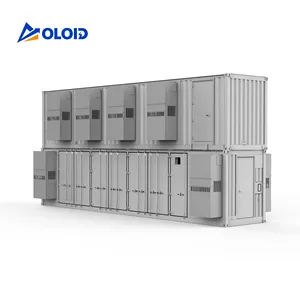 Hybrid Solar Wind Diesel Power Generator Station Energy Storage LiFePO4 Battery Container Energy Storage System
