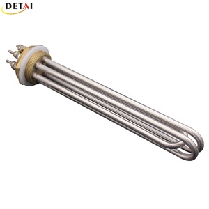 Latón de inmersión brida <span class=keywords><strong>calentador</strong></span> eléctrico elemento de calefacción con tapa de plástico - Product Image 1