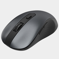 Mouse Nirkabel OEM Portabel untuk PC Kantor, Mouse Senyap untuk Laptop, Mouse Optik Ergonomis, Mouse Nirkabel 2.4G