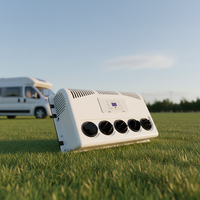 Climatiseur de stationnement pour camion Yuandu FTGC12 12V/24V, type sac à dos, 850W de puissance de refroidissement, faible consommation d'énergie, installation facile, silencieux et économe en énergie