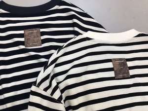 Venta Directa de Fábrica, Camiseta de Hombre de Estilo Americano, Talla Grande, <span class=keywords><strong>500g</strong></span>, Cuello Redondo, Manga Corta, con Rayas - Product Image 5