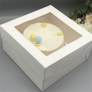 Wholesale 10*10*10inch Cake <b>Box</b> Square Disposable Food Party Cake <b>Box</b> - Product Image 3