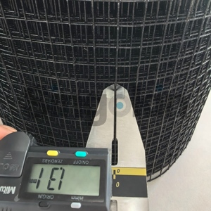 1/2 "pvc שחור pvc מצופה מסך פלדה מגולוונת רשת ציפור דטרגנט שומר מגן - Product Image 2