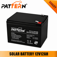 Batterie au plomb AGM à décharge profonde 12V 12Ah, technologie japonaise, pour systèmes d'alarme de sécurité