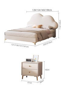 Letto per bambini in legno di lusso moderno stile francese per ragazzi ragazze Design eco-friendly Design confortevole e durevole <span class=keywords><strong>King</strong></span> taglie per la casa - Product Image 2