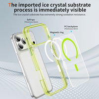 Coque de téléphone transparente magnétique sans fil à chargement rapide pour iPhone 17 Air 16E 16 Pro Max 15 14 13 12 Plus – Protection intégrale transparente