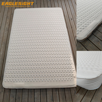 Matelas pneumatique auto-gonflant avec pompe intégrée, confortable, installation rapide, tissu enduit TPU 30D, longueur 200 cm, pour le camping en plein air et le glamping