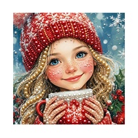 Nouvelle Vague de Mode Shopify Dropshipping : Tableaux Muraux Modernes, Décoration Intérieure, Kit de Peinture DIY, Personnage de Dessin Animé, Peinture Perle 5D