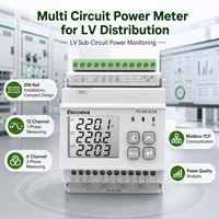 Compteur de puissance multicanal LV pour circuit de distribution, classe 0.5S, rail DIN PD194Z-E24E