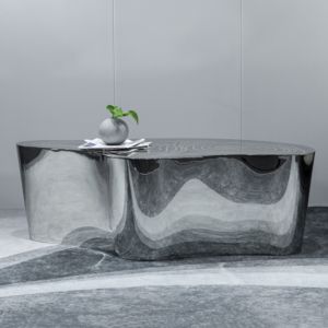 <span class=keywords><strong>Table</strong></span> <span class=keywords><strong>basse</strong></span> moderne en acier inoxydable durable de luxe <span class=keywords><strong>avec</strong></span> pieds dorés et design en <span class=keywords><strong>tronc</strong></span> <span class=keywords><strong>d</strong></span>'<span class=keywords><strong>arbre</strong></span> pour le mobilier de salon - Product Image 1