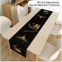 Eid Mubarak Nappe Dîner Chemin De Table Aide Islamique Musulman Fête Fournitures Ramadan Kareem Ramadan Décoration Pour La Maison
