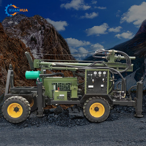 Petite foreuse rotative diesel pour puits <span class=keywords><strong>d</strong></span>'eau / Foreuse montée sur remorque et tracteur avec pompe, profondeur max. 180 m, à vendre - Product Image 3