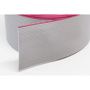 คอนเนคเตอร์โปร 34P สายริบบิ้นแบนยาว 20 ฟุต 34 ตัวนำ สำหรับขั้วต่อ IDC ขนาด 2.54 มม. สายทองแดงสีเทา - Product Image 1