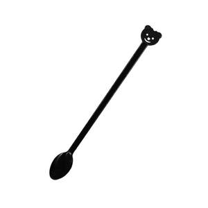 Ensemble de couverts jetables comprenant une fourchette, une cuillère, un couteau, une longue cuillère mignonne avec un long manche - Product Image 1