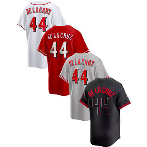 Maillots de baseball américains bon marché en gros, cousus, Cincinnati 44 Elly De <span class=keywords><strong>La</strong></span> <span class=keywords><strong>Cruz</strong></span> - Product Image 2