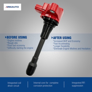 ARKAUTO PERFORMANCE BOBINE D'ALLUMAGE PACK 22448-1LA0B 224481LA0B UF677 UF-677 pour INFINITI QX56 QX80 NISSAN ARMADA 5.6 V8 VK56 Arrière - Product Image 3